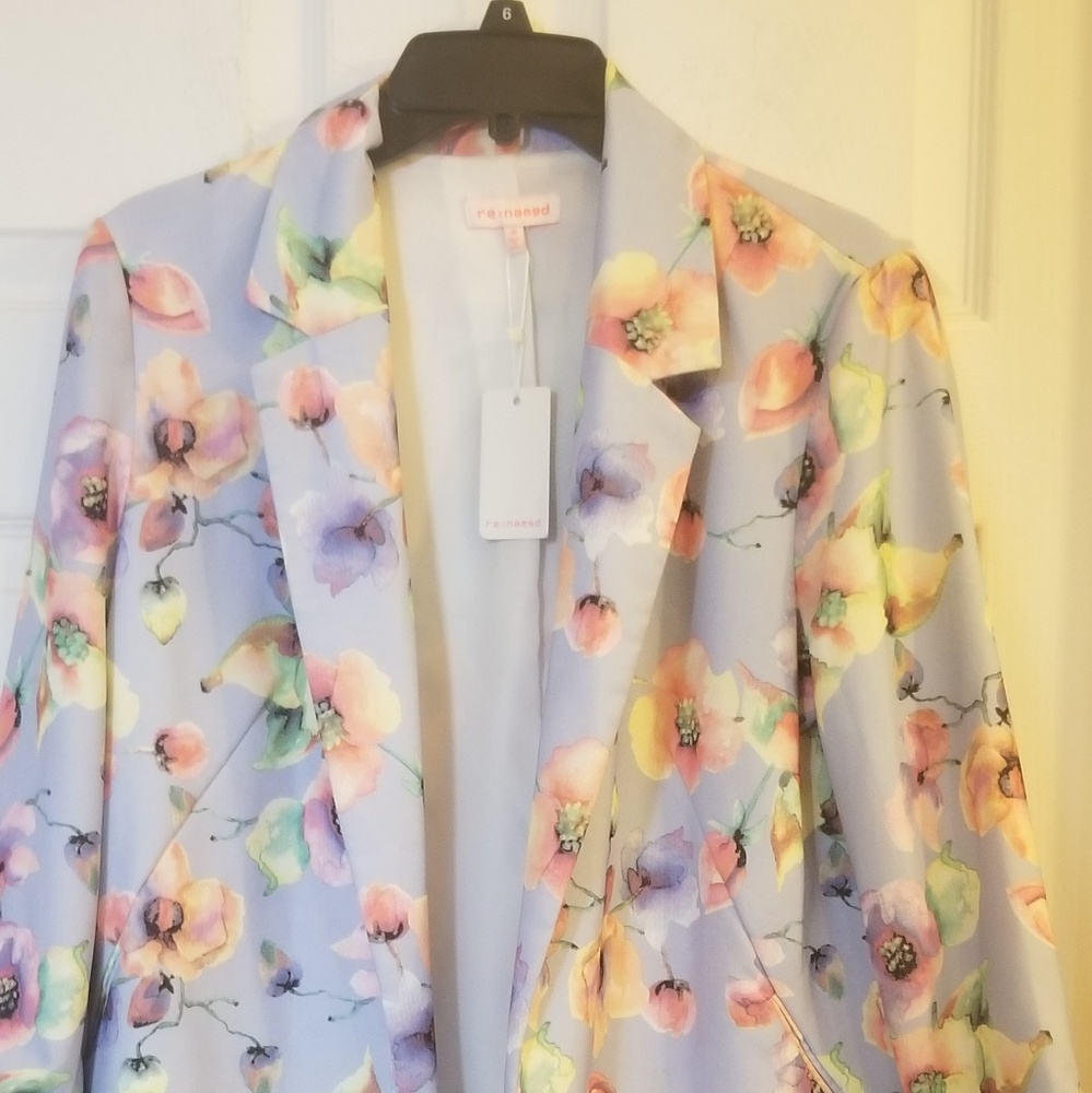 Floral blazer